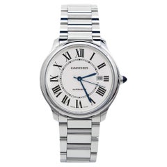 Montre-bracelet pour homme Cartier A Silver Steele Must WSRN0035 40 mm