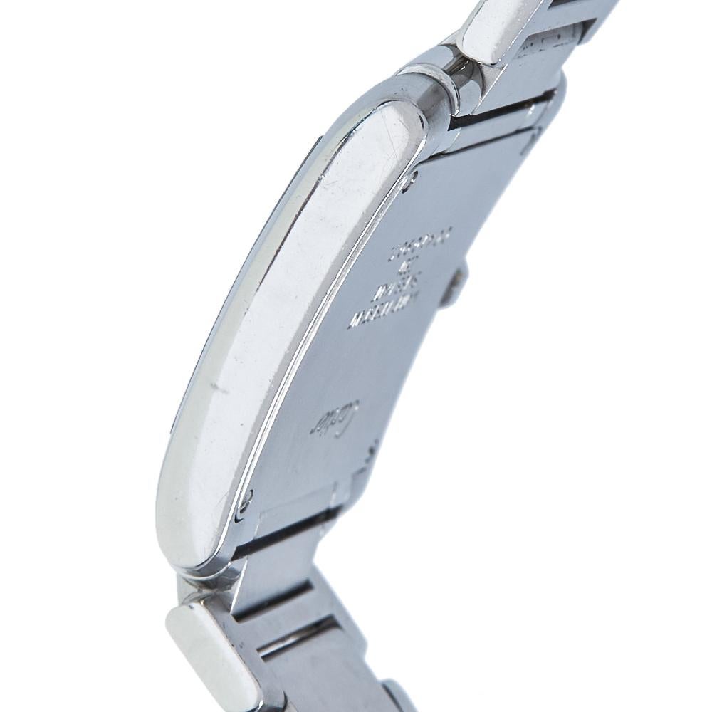 Cartier Silver Stainless Steel Tank Francaise 2301 Women's Wristwatch 25 mm 1