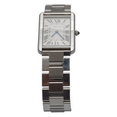 Cartier Silver Tank Solo Watch