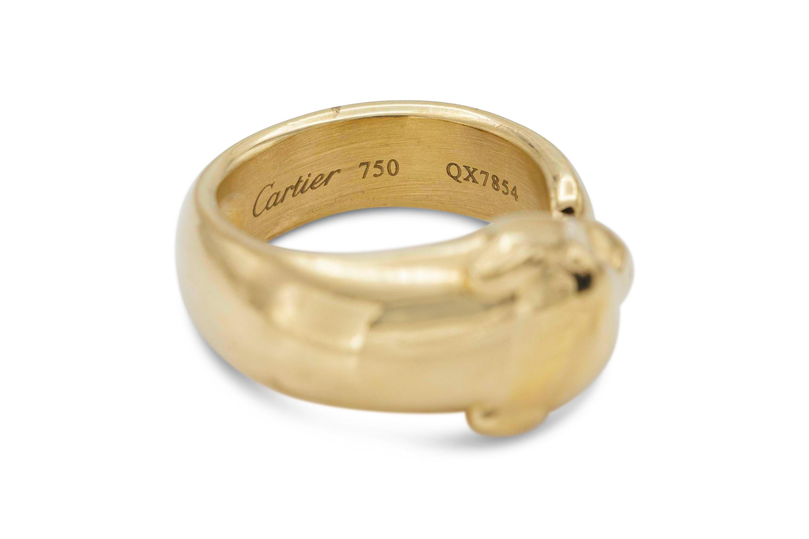 Taglio misto Anello Cartier a testa singola Panthere in vendita