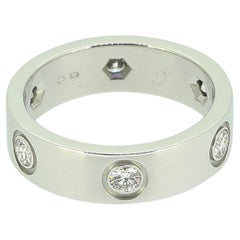 Cartier LOVE Ring mit sechs Diamanten, Größe M (53)