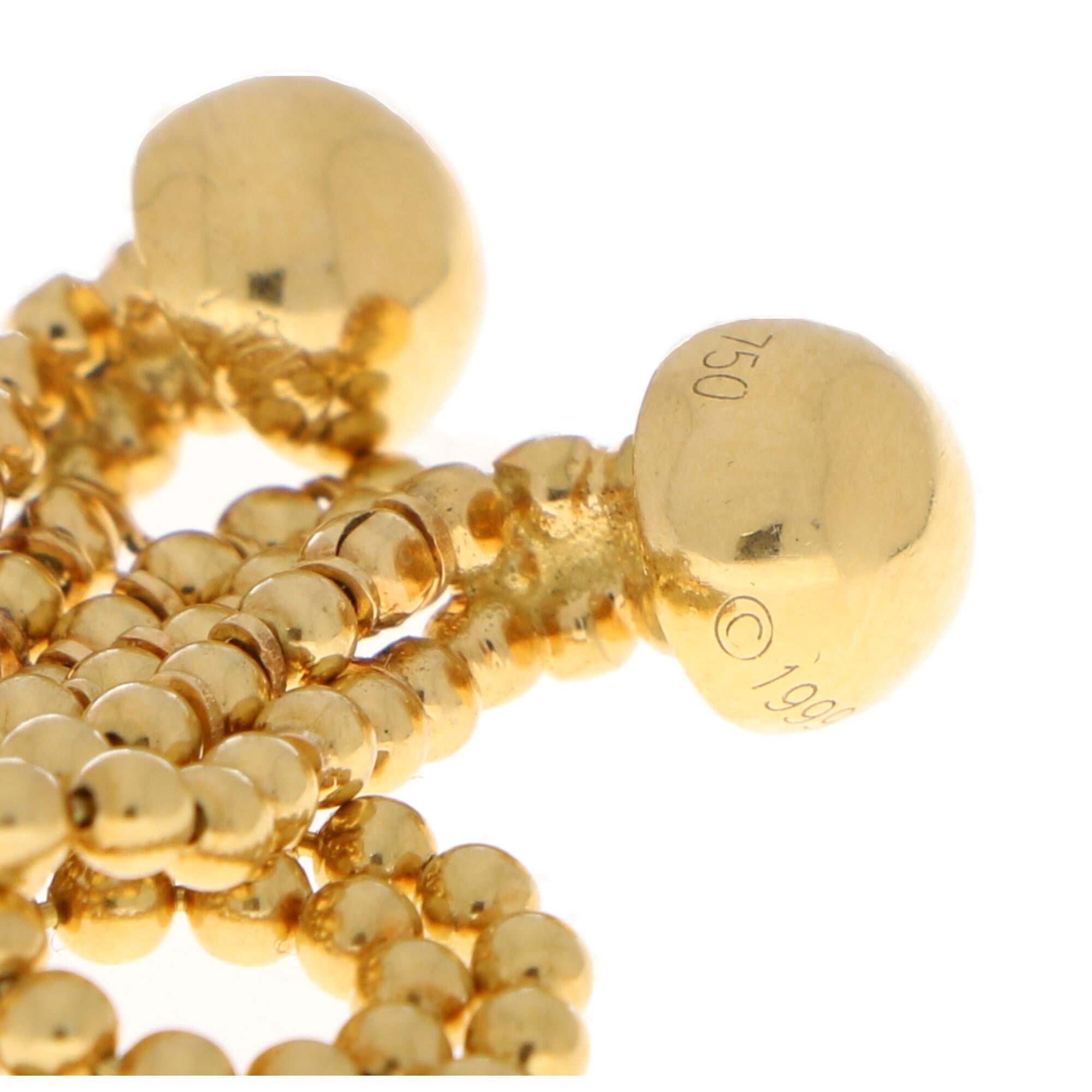 Retro Cartier Six Strand Draperie Necklace Set in 18 Karat Yellow Gold