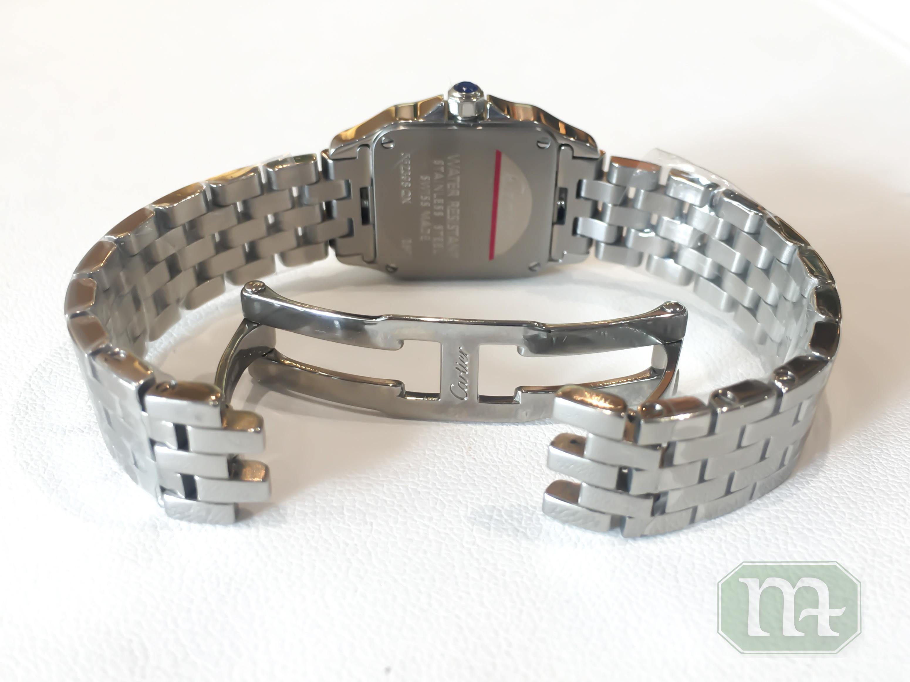 Cartier Small Demoiselle Stainless Steel Quartz Bracelet Watch W25064Z5 3