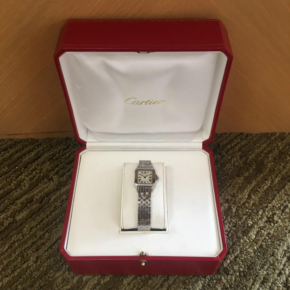Cartier Small Demoiselle Stainless Steel Quartz Bracelet Watch W25064Z5 4