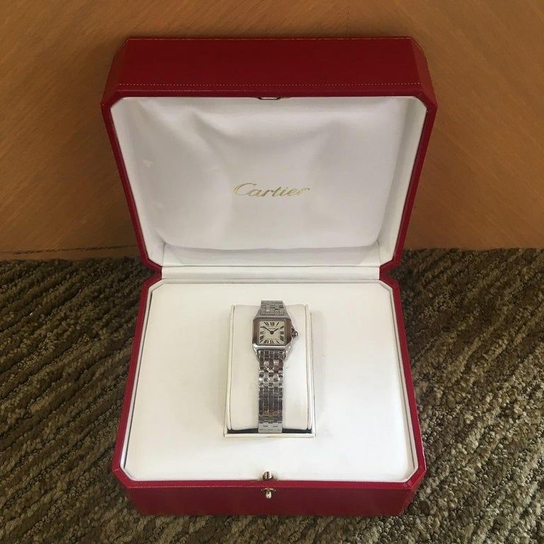 Cartier Small Demoiselle Stainless Steel Quartz Bracelet Watch W25064Z5 ...