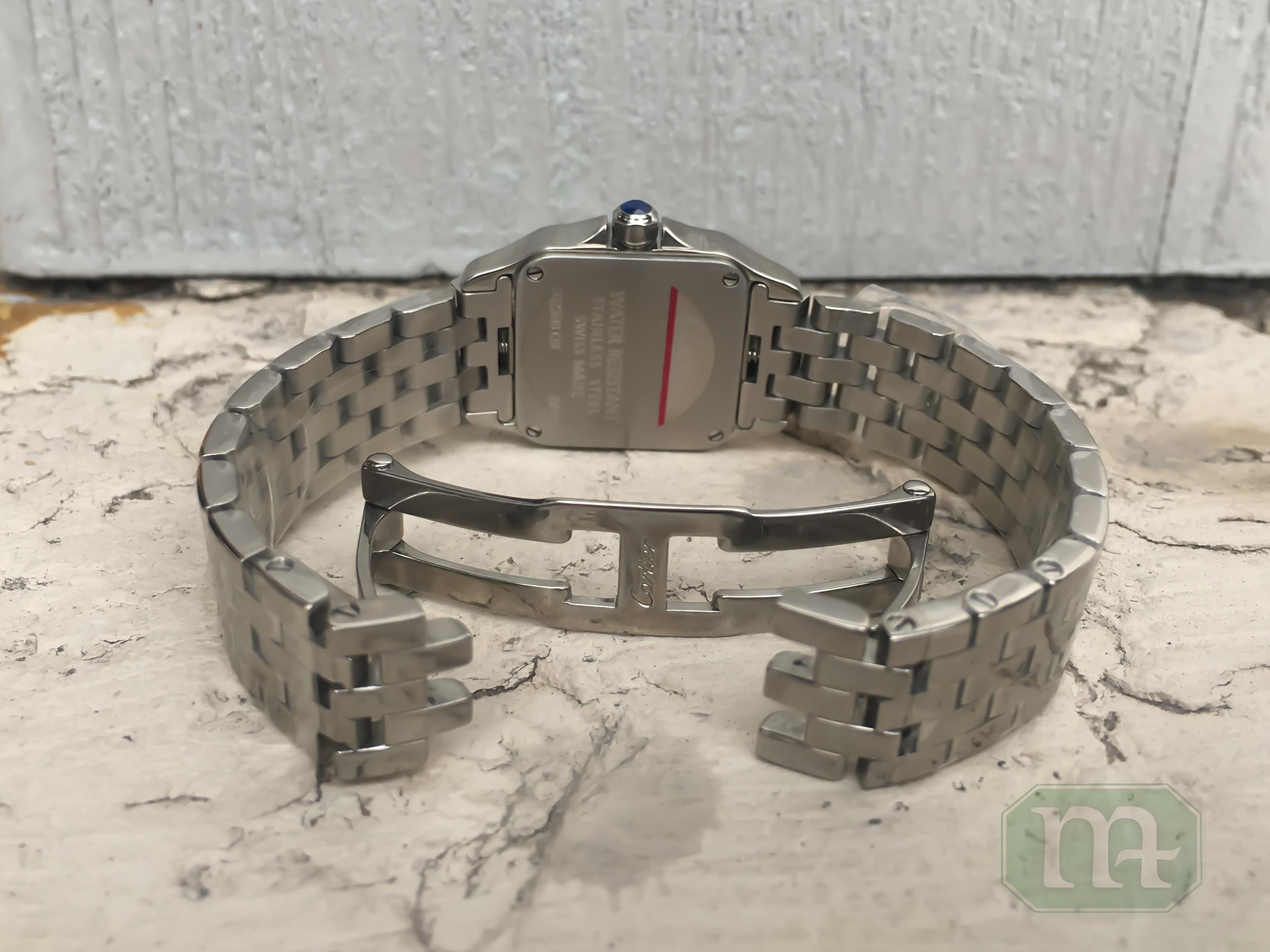 Women's Cartier Small Demoiselle Stainless Steel Quartz Bracelet Watch W25064Z5