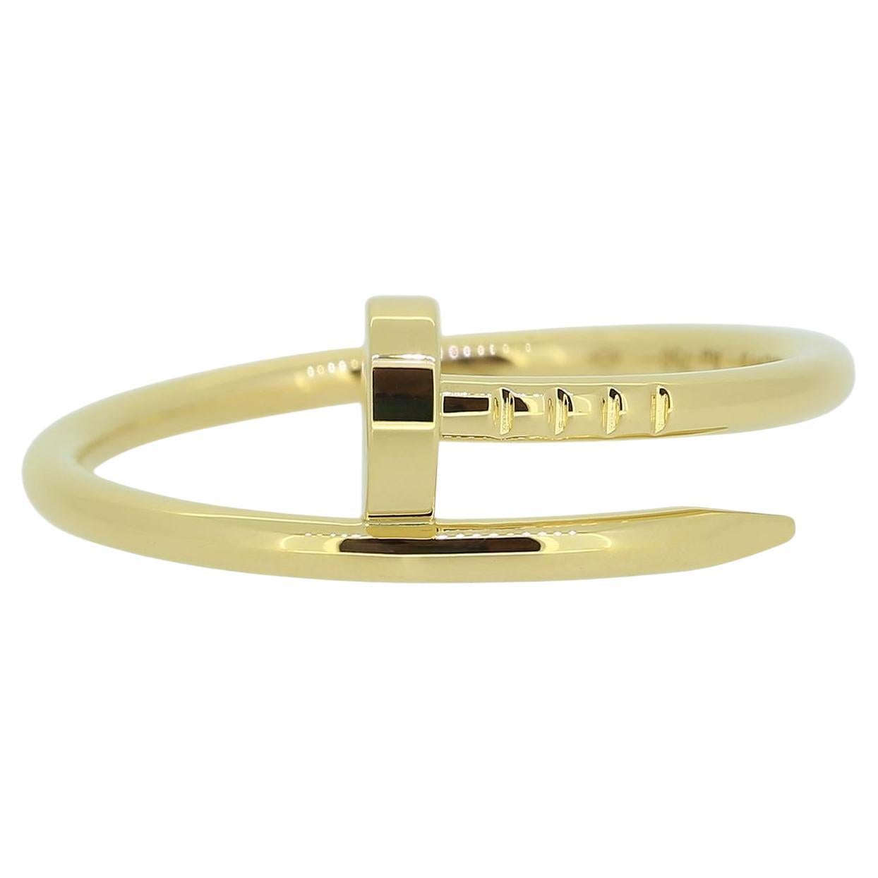 Cartier Small Juste Un Clou Ring Size R (59) For Sale