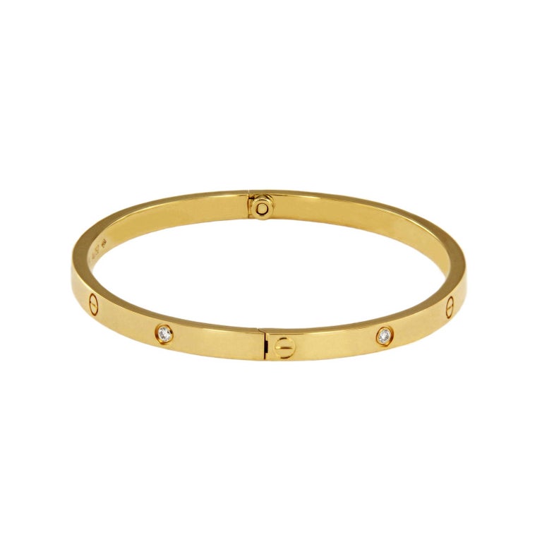 love bracelet 6 diamonds