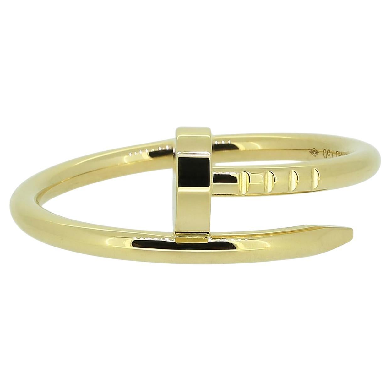 Cartier Small Model Juste Un Clou Ring Size L (52) For Sale