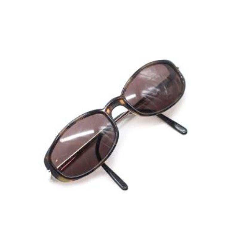 Cartier Small Tortoiseshell Sunglasses For Sale 3