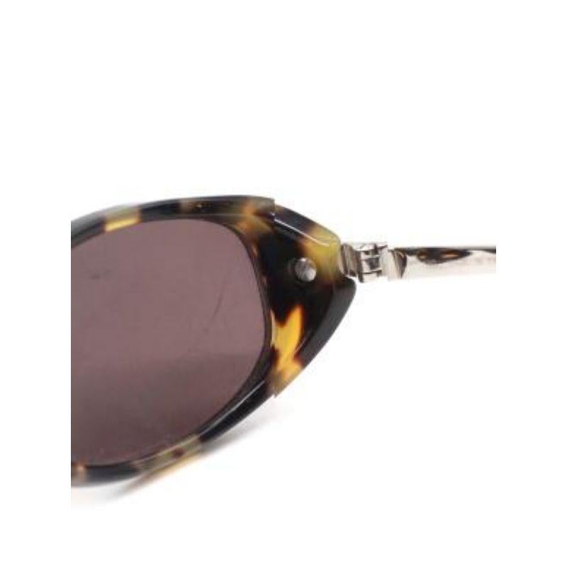 Cartier Small Tortoiseshell Sunglasses For Sale 4