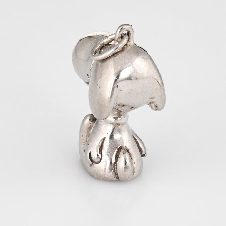 Cartier Snoopy Charm Sterling Silver Vintage 1958 1966 Fine Designer