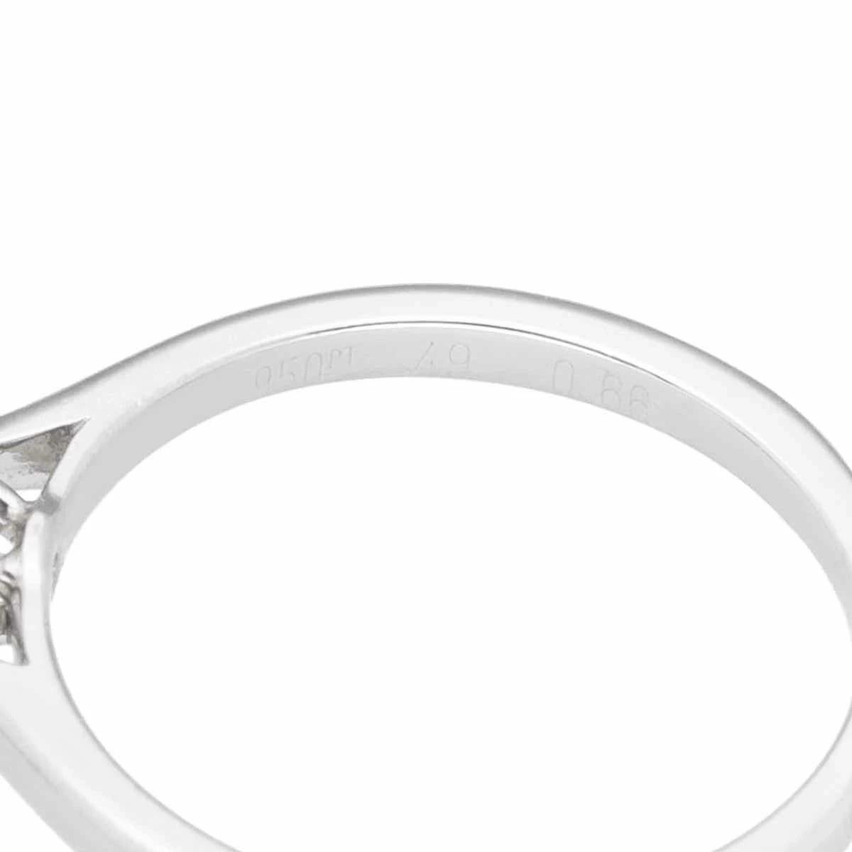 cartier platinum 1895 solitaire diamond ring