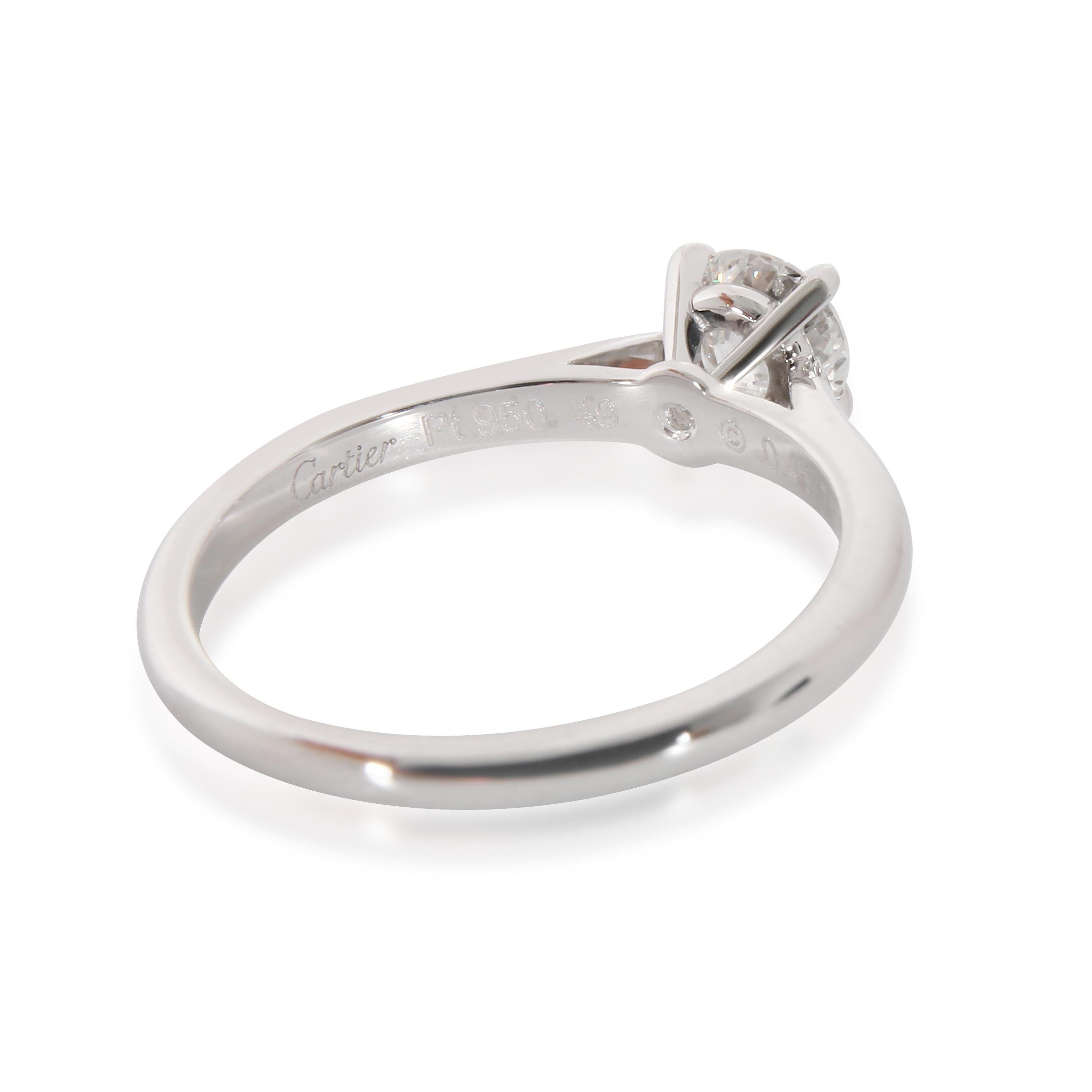 Cartier Solitaire 1895 Diamond Engagement Ring in Platinum E VS1 0.45 CTW

PRIMARY DETAILS
SKU: 133150
Listing Title: Cartier Solitaire 1895 Diamond Engagement Ring in Platinum E VS1 0.45 CTW
Condition Description: A collection that started with a