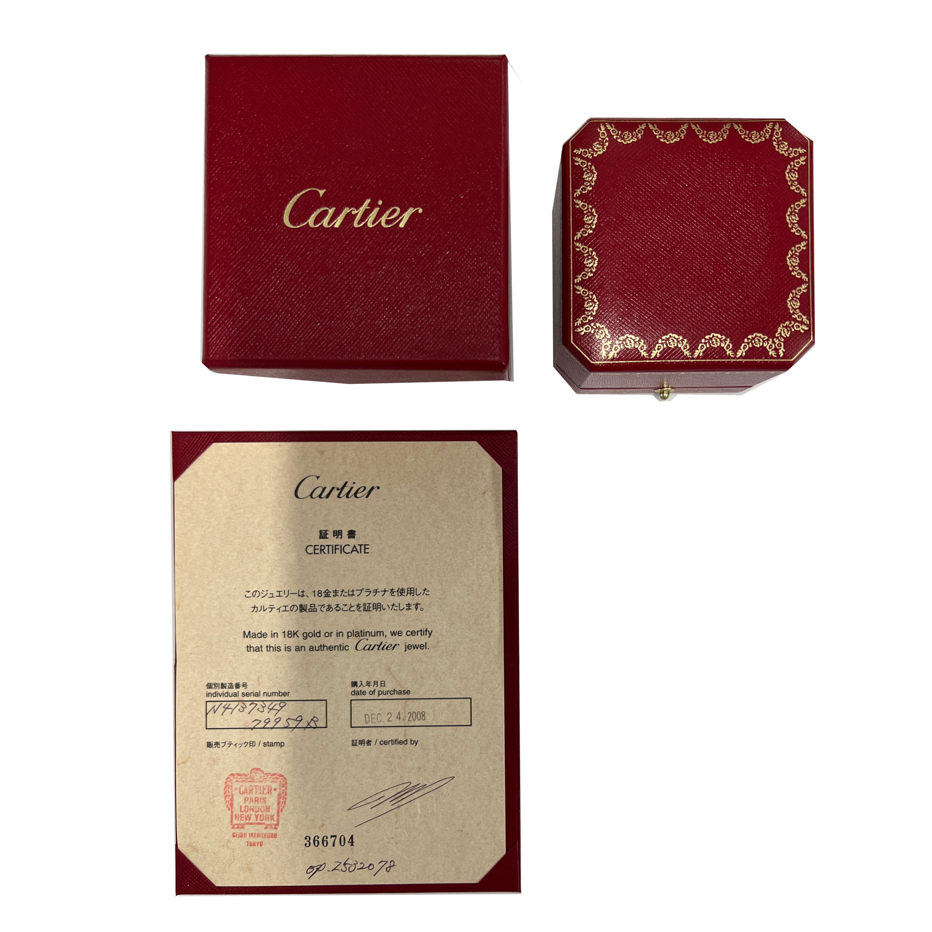 Cartier Solitaire 1895 Diamond Engagement Ring in Platinum E VS1 0.45 CTW 1