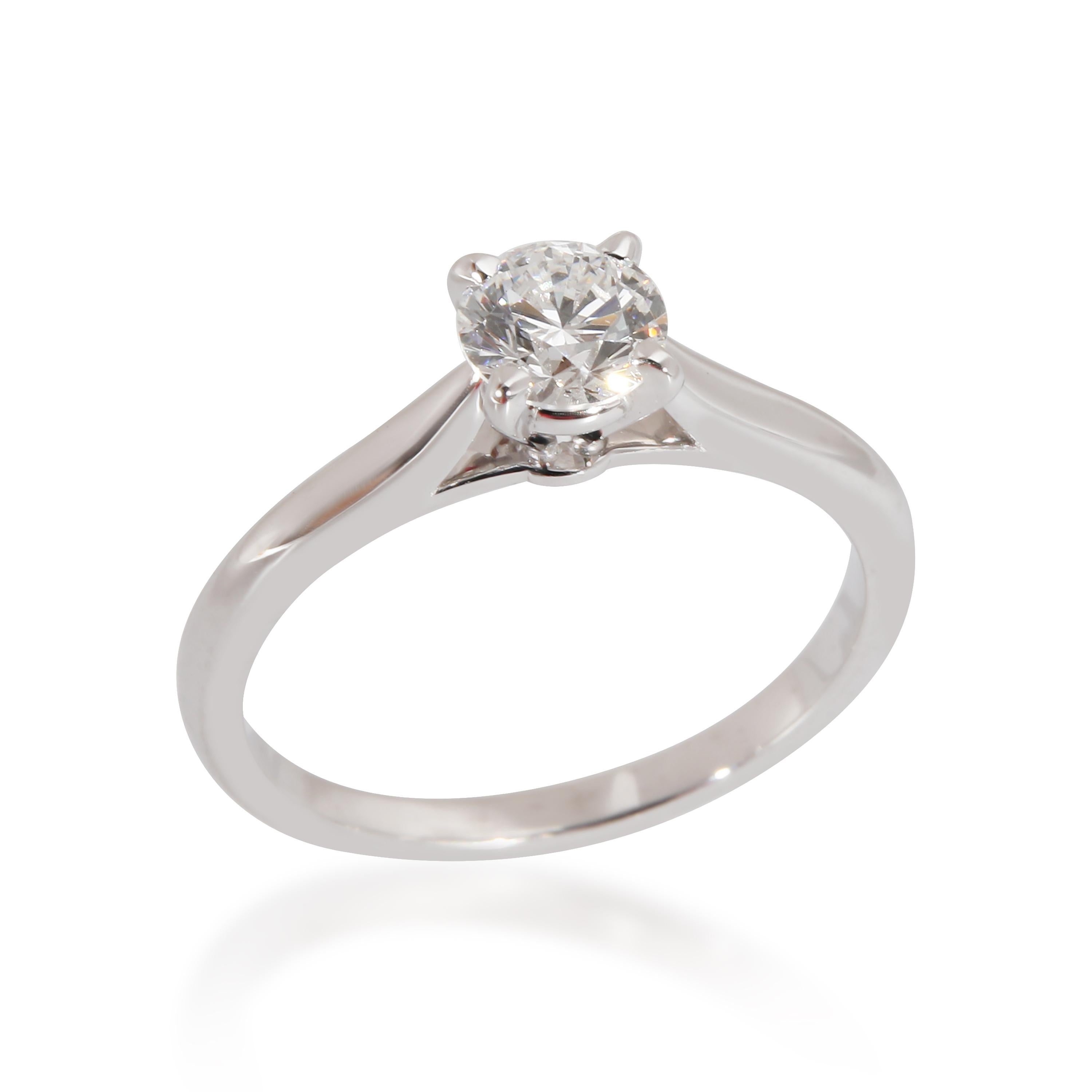 Cartier Solitaire 1895 Diamond Engagement Ring in Platinum E VS1 0.45 CTW 3