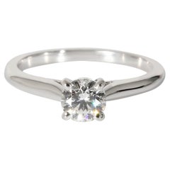Cartier Solitär 1895 Diamant-Verlobungsring aus Platin E VS1 0,45 CTW