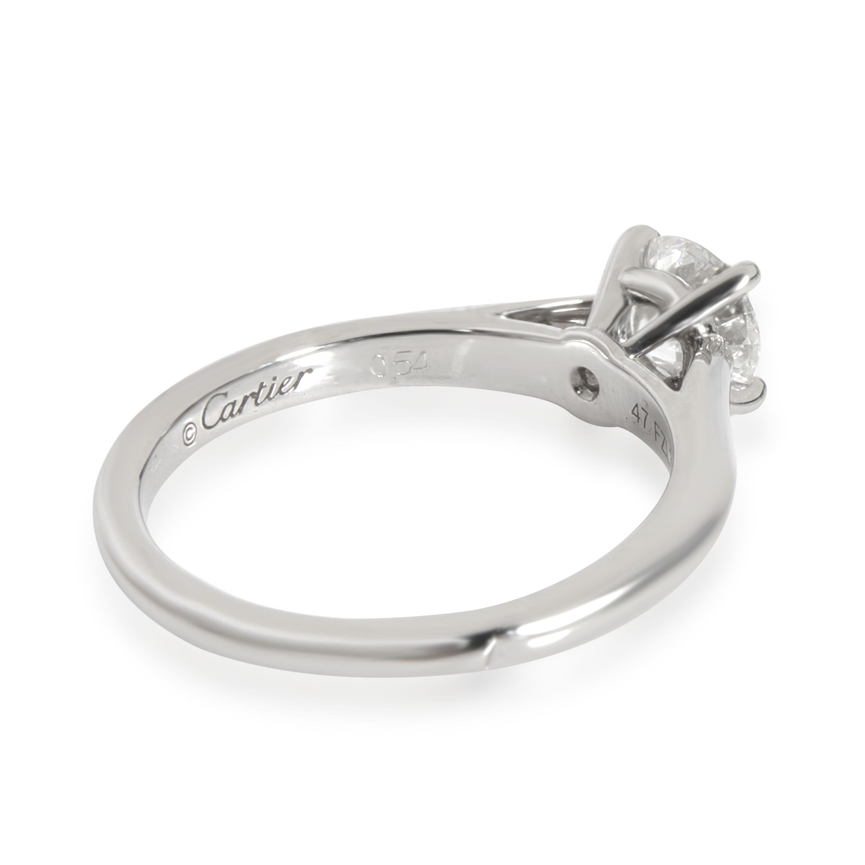 Cartier Solitaire 1895 Diamond Engagement Ring in Platinum G VS1 0.54 CTW

PRIMARY DETAILS
SKU: 110786
Listing Title: Cartier Solitaire 1895 Diamond Engagement Ring in Platinum G VS1 0.54 CTW
Condition Description: Retails for 2,900 USD. In