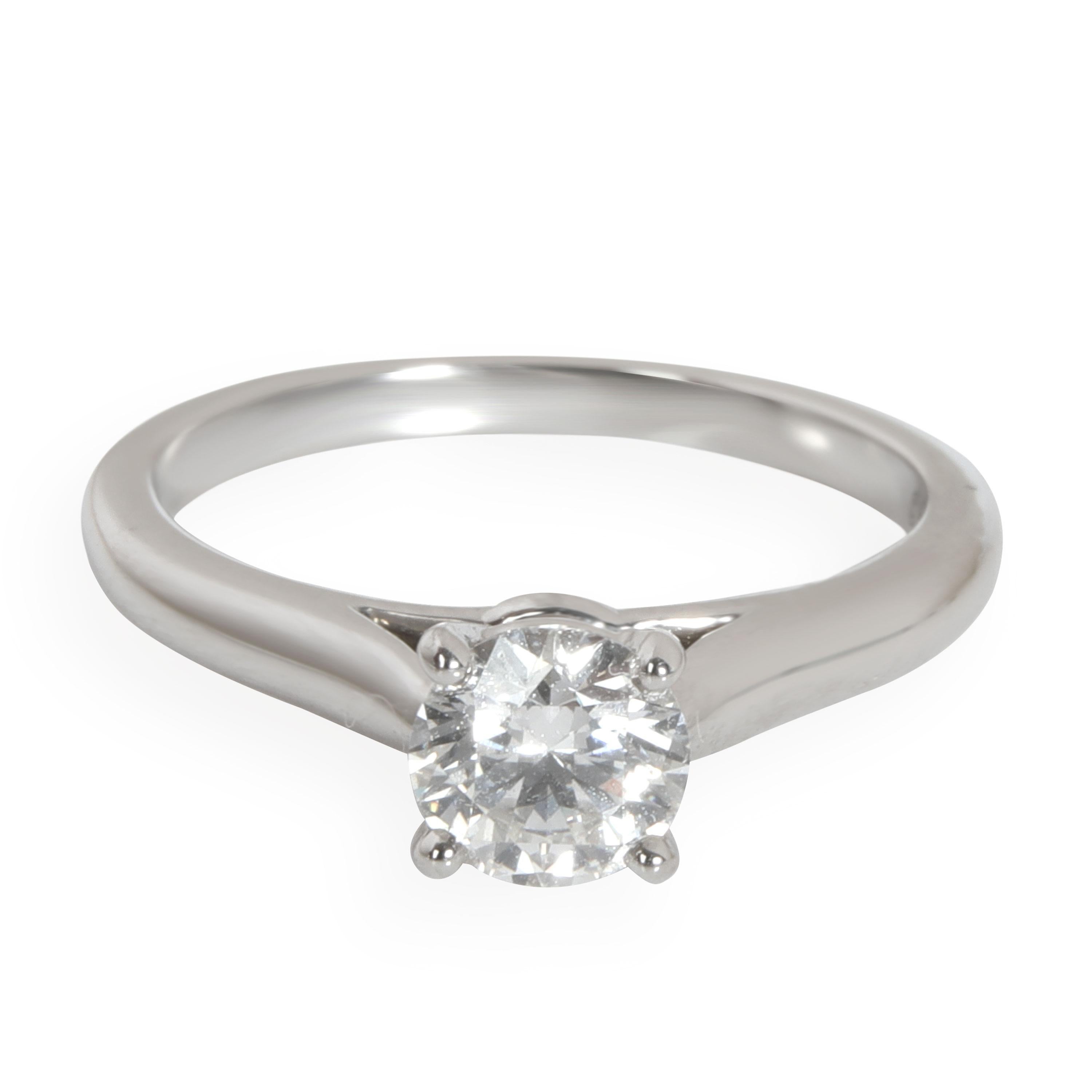 Cartier Solitaire 1895 Diamond Engagement Ring in Platinum G VS1 0.54 CTW