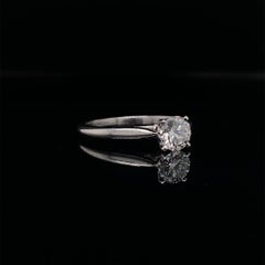 Cartier 'Solitaire 1895' Diamond Engagement Ring, Platinum 0.51 Carat