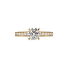 Cartier Solitaire 1895 Diamond Ring 1.06 Carat GIA Certfied