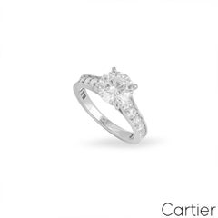 Cartier Solitaire 1895 Diamond Ring 1.70ct G/VVS1 GIA Certified