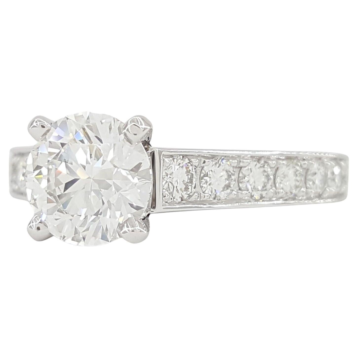 Modern Cartier Solitaire 1895 Diamond Ring