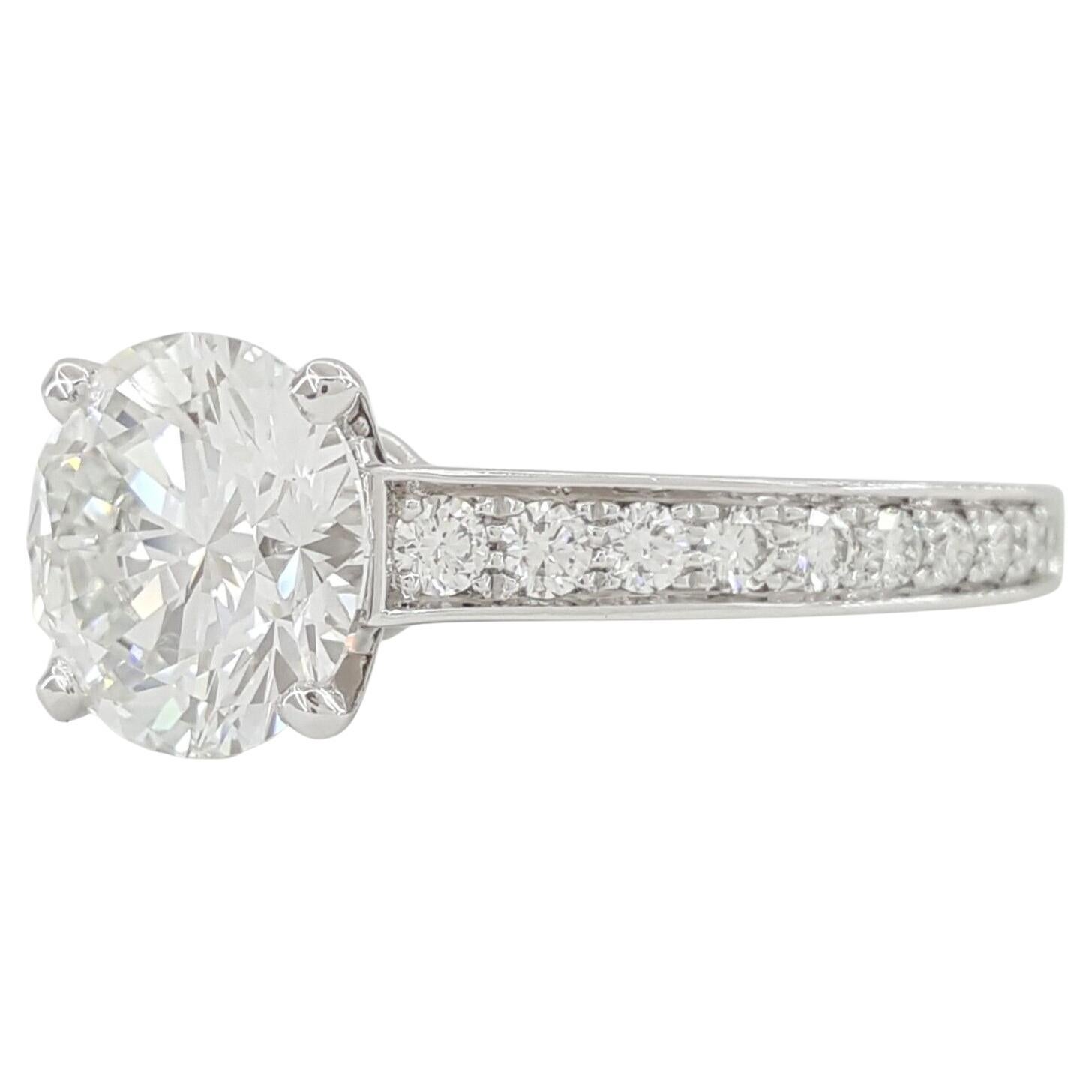 Cartier Solitaire 1895 Diamond Ring In Excellent Condition In Chicago, IL