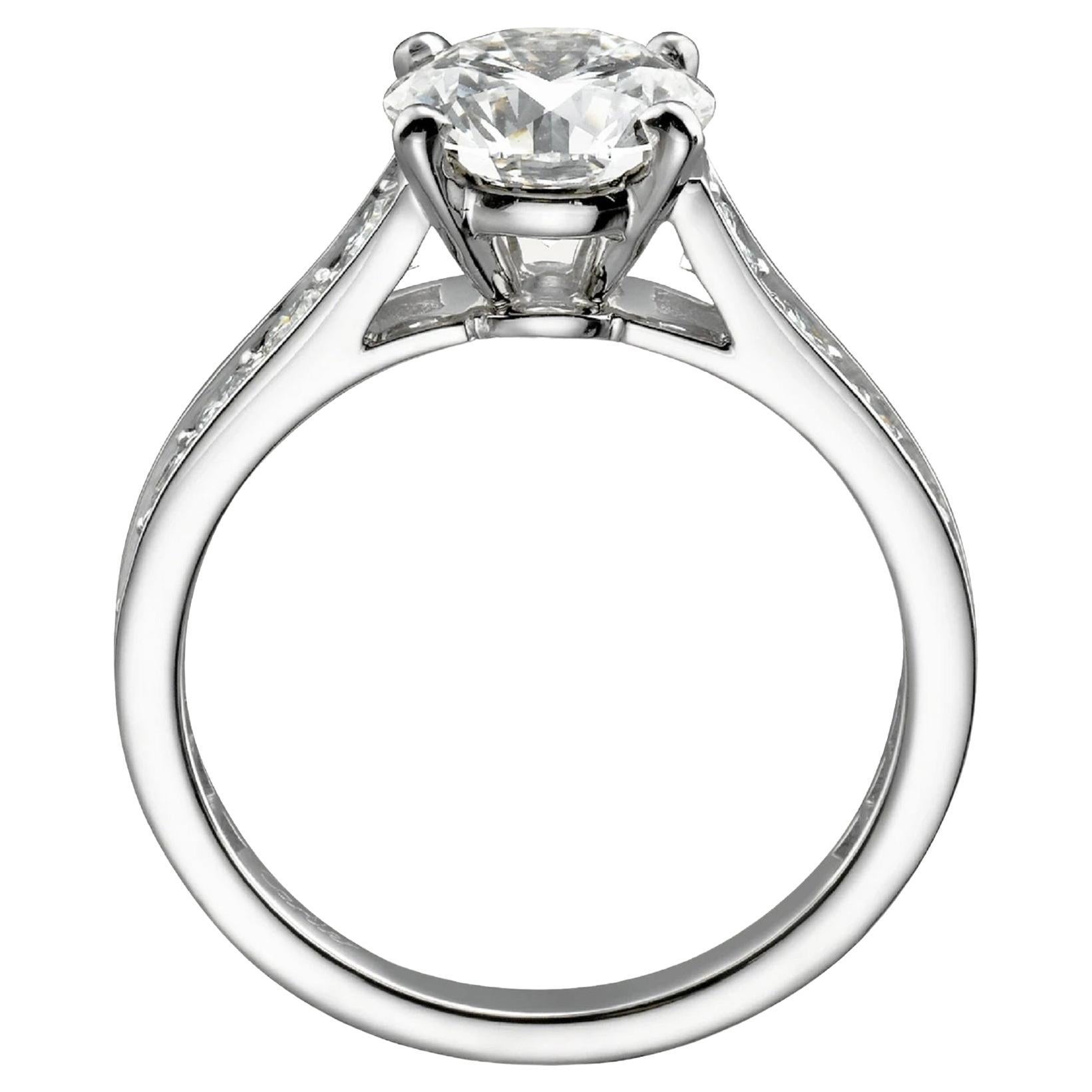 Women's or Men's Cartier Solitaire 1895 Diamond Ring