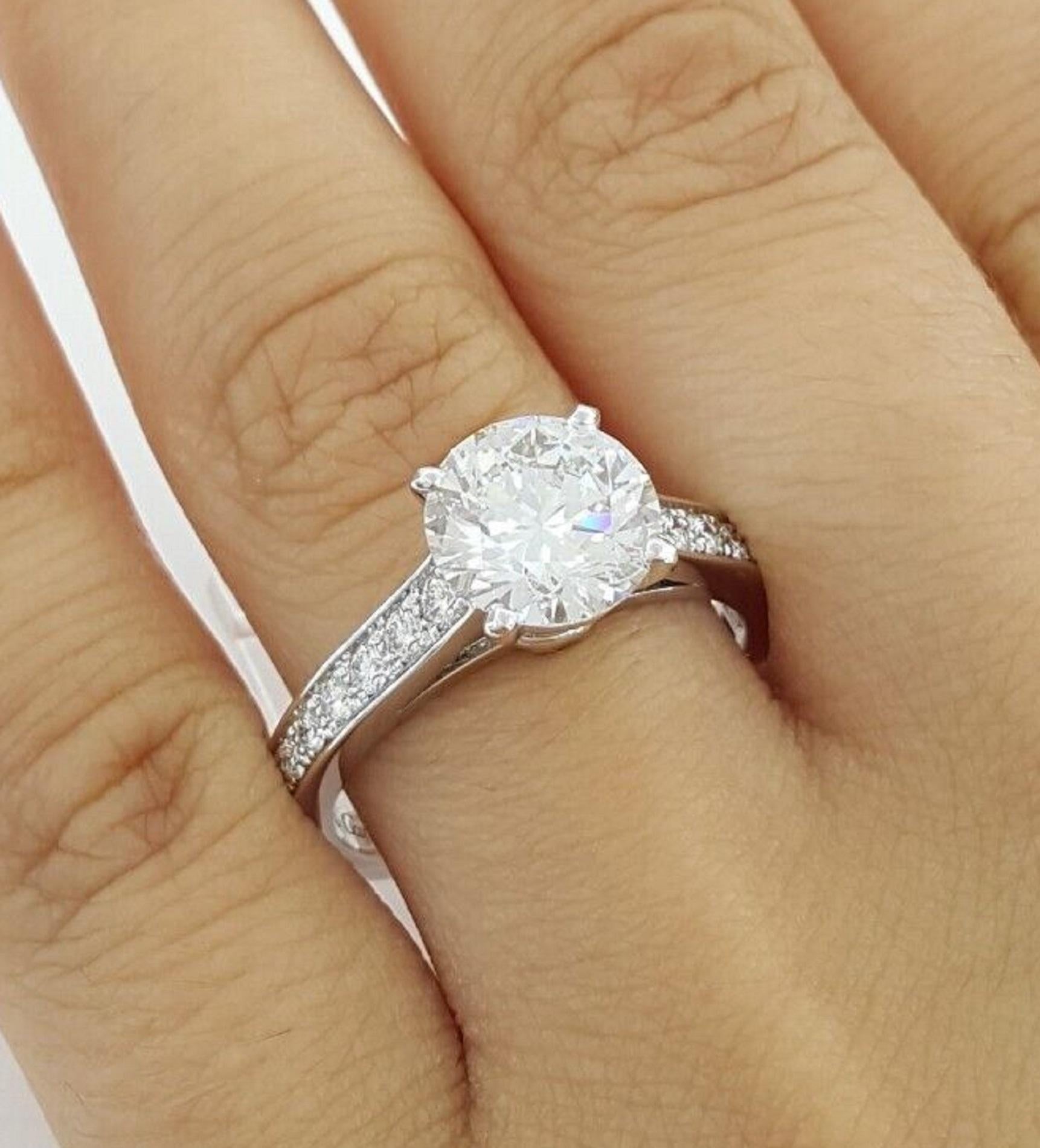 Cartier Solitaire 1895 Diamond Ring 3