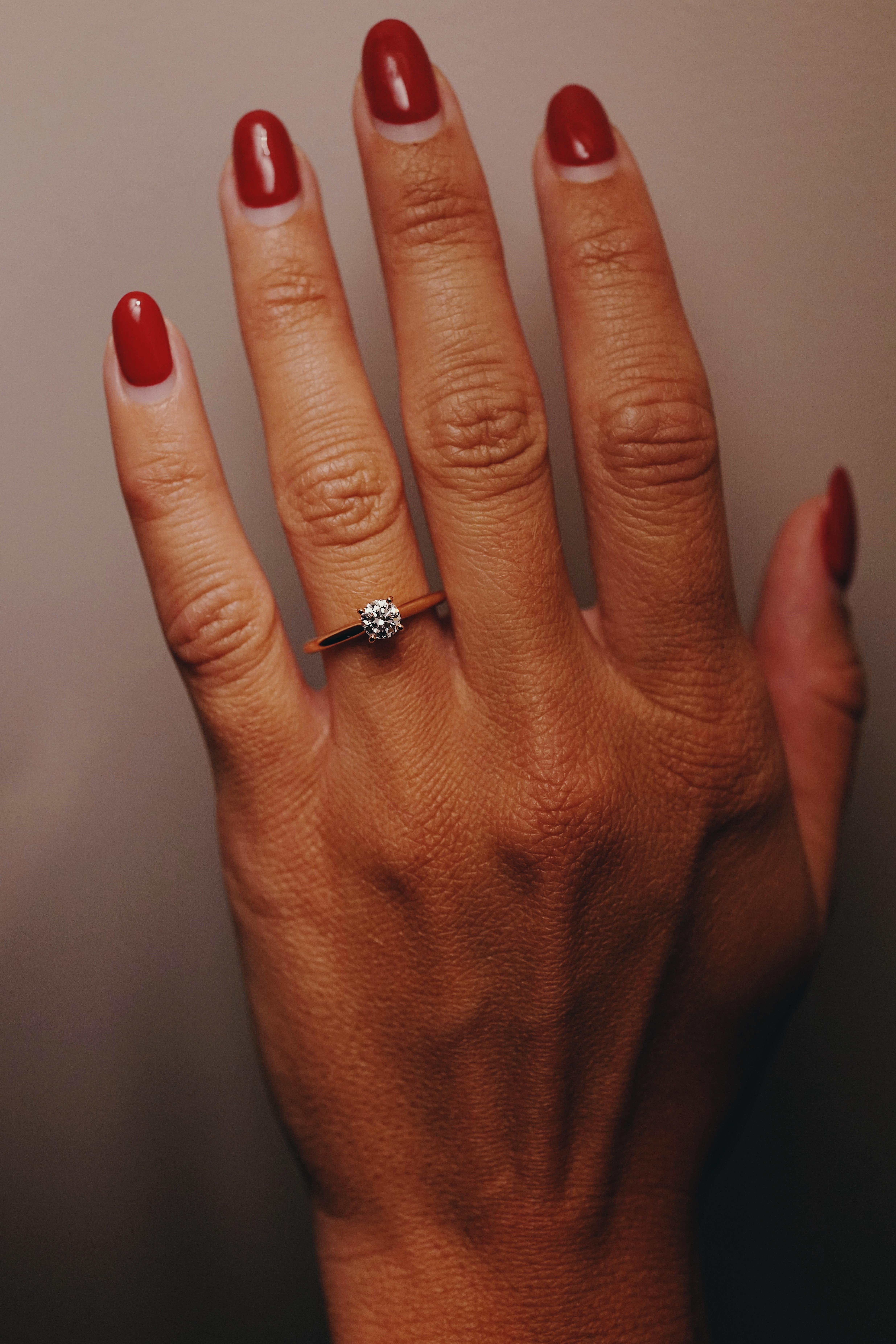 Cartier, Solitär 1895 Rosa Gold Rundschliff GIA 0,40 Karat D/IF Diamantring 3
