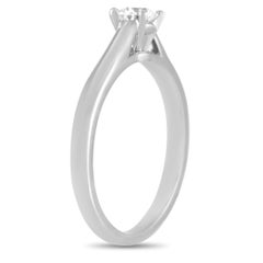Cartier Solitaire 1895 Platinum 0.23 Carat Diamond Engagement Ring