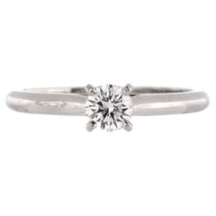 Cartier Solitär 1895 Ring Platin mit RBC-Diamant 0,20-0.29CT