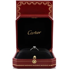 Anello Cartier Solitaire 1895 in platino con diamante RBC 0,32-0,35 carati