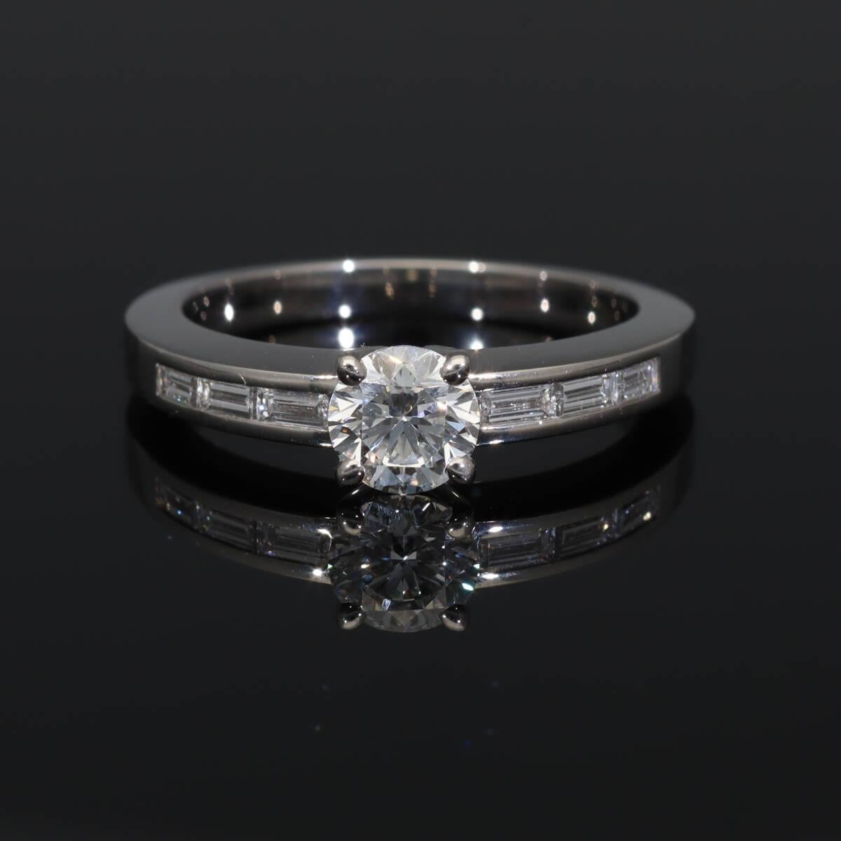 Cartier Solitaire Déclaration D'Amour 0,51ct F-VS1-VG Diamant Platin Ring im Angebot 5