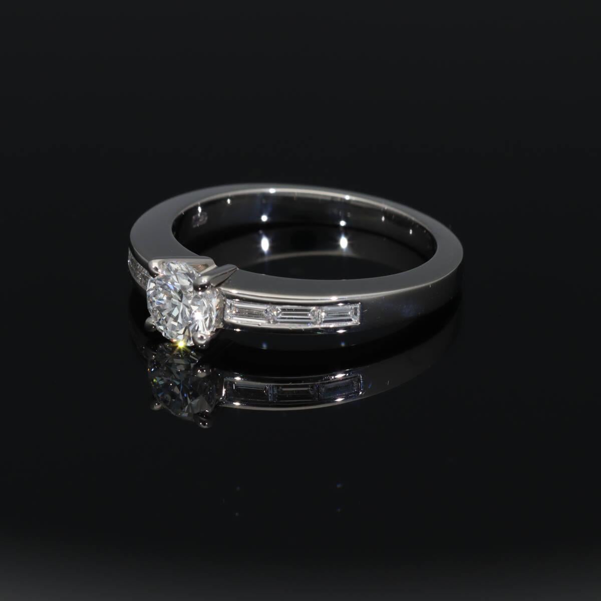 Cartier Solitaire Déclaration D'Amour 0,51ct F-VS1-VG Diamant Platin Ring im Angebot 7
