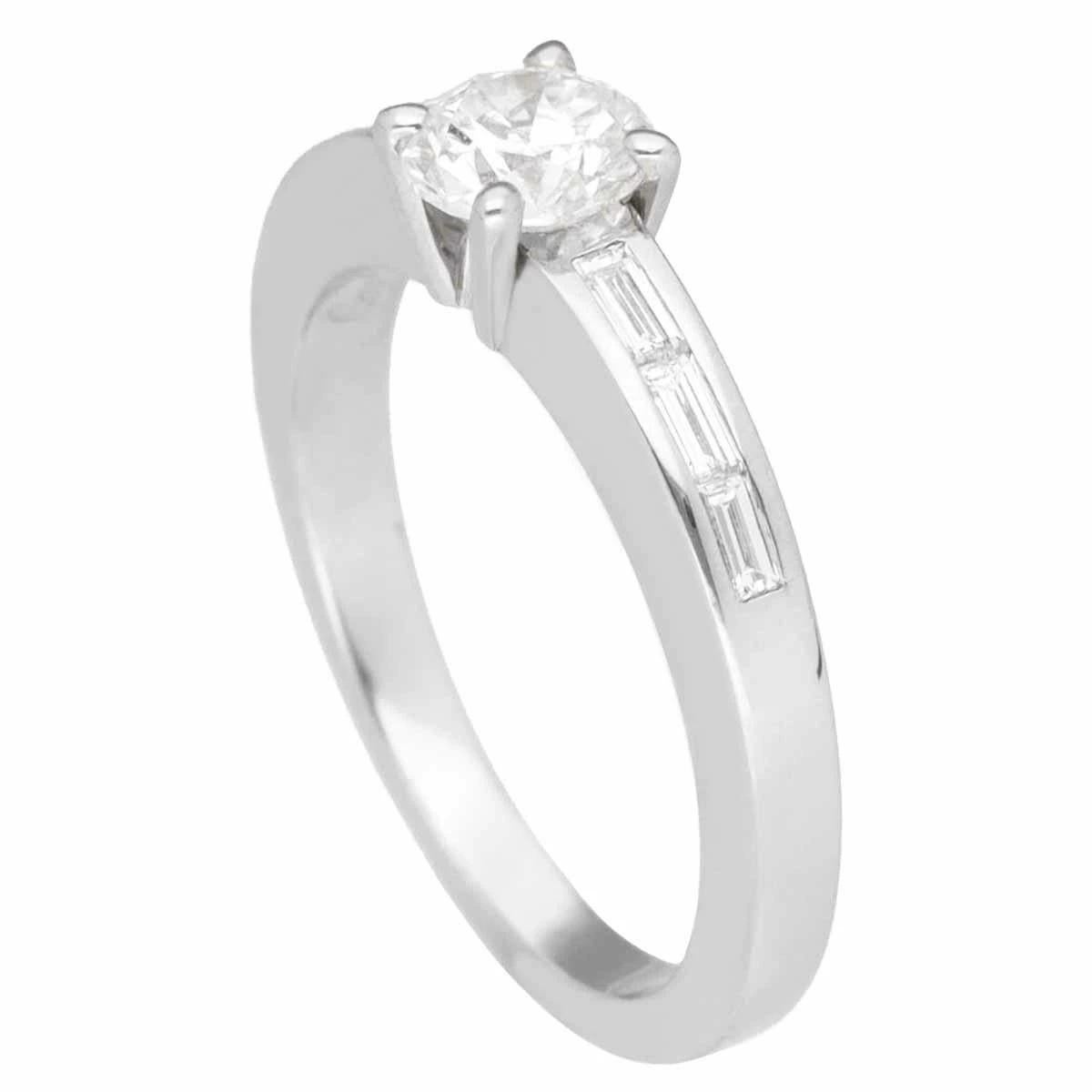 Cartier Solitaire Déclaration D'Amour 0,51ct F-VS1-VG Diamant Platin Ring im Zustand „Gut“ im Angebot in Tokyo, JP