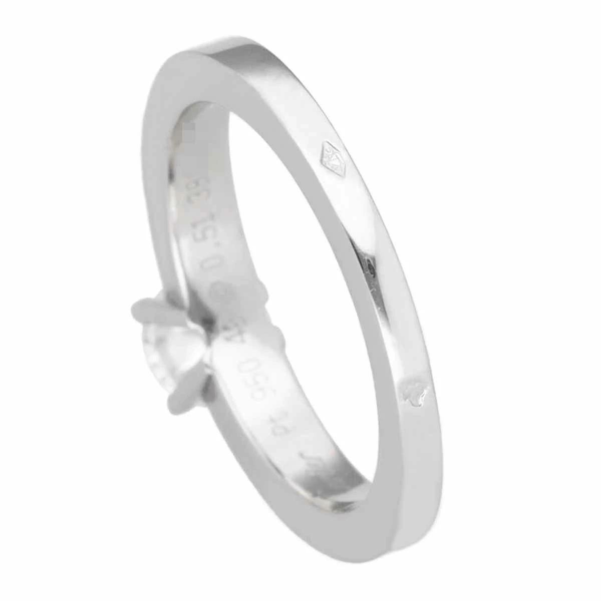 Cartier Solitaire Déclaration D'Amour 0,51ct F-VS1-VG Diamant Platin Ring im Angebot 1