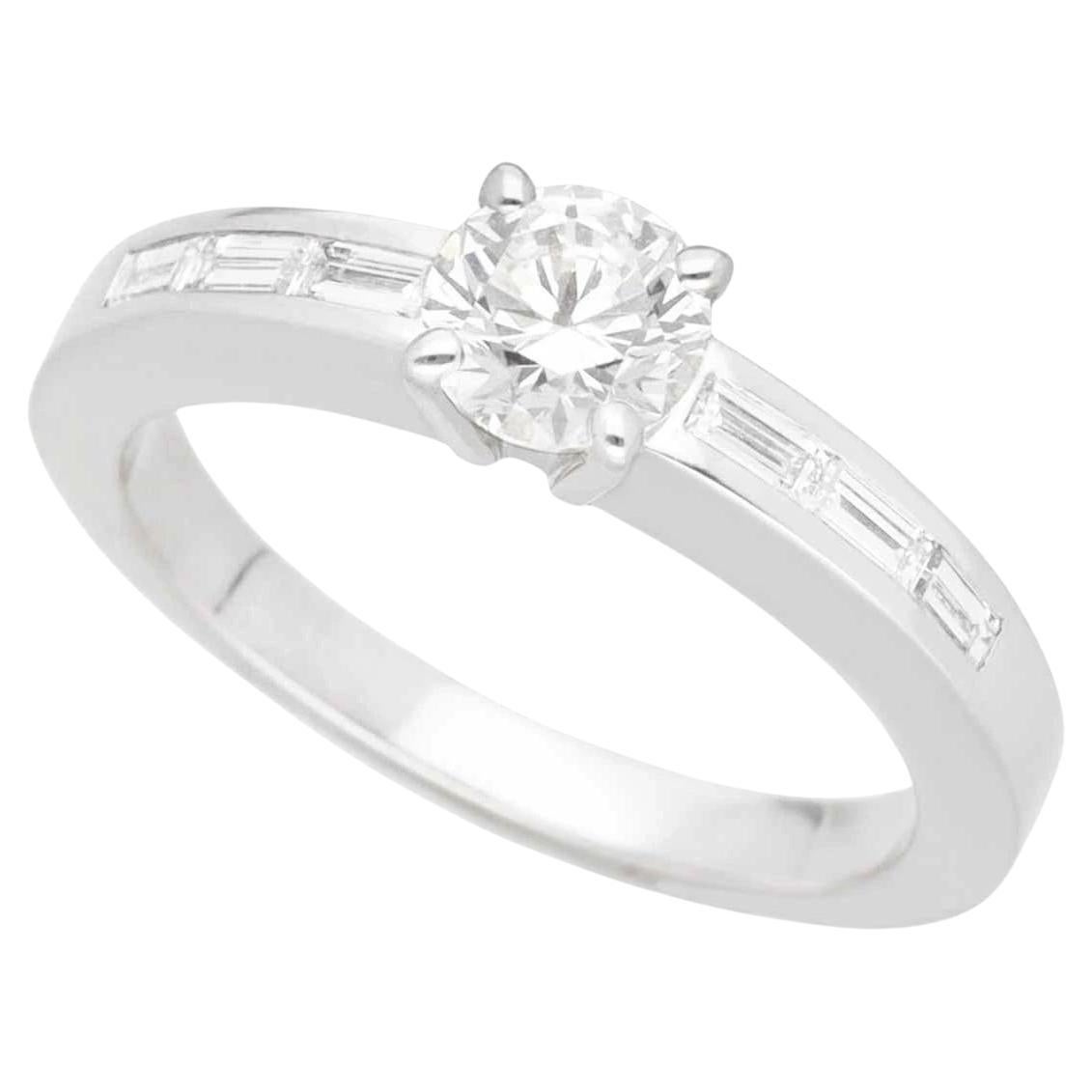 Anillo Cartier Solitario Déclaration D'Amour 0,51ct F-VS1-VG Diamante Platino