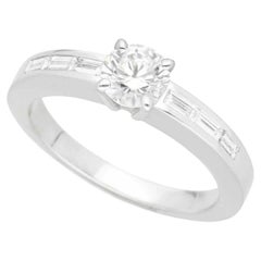 Anillo Cartier Solitario Déclaration D'Amour 0,51ct F-VS1-VG Diamante Platino
