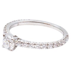 Cartier Solitaire diamond ring - G extra white vvs1 