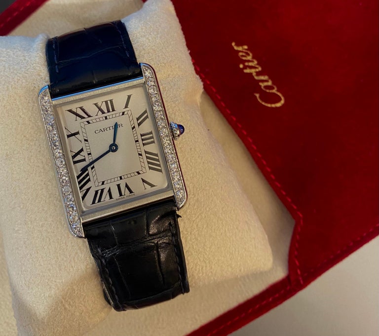 Cartier Solo Tank Watch 2011 For Sale at 1stDibs