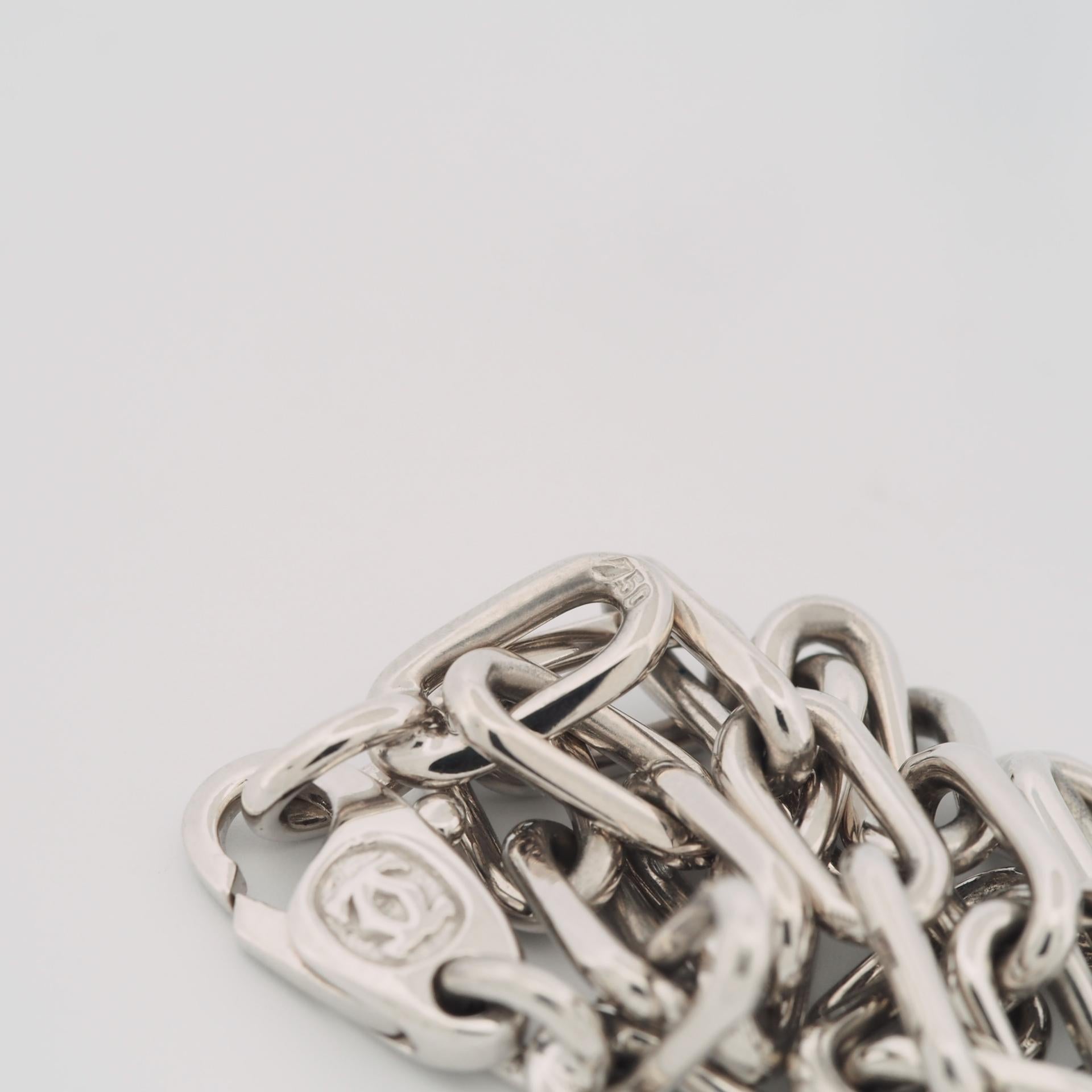 Cartier Spartacus Bracelet 18K White Gold 7.48 Inches 6