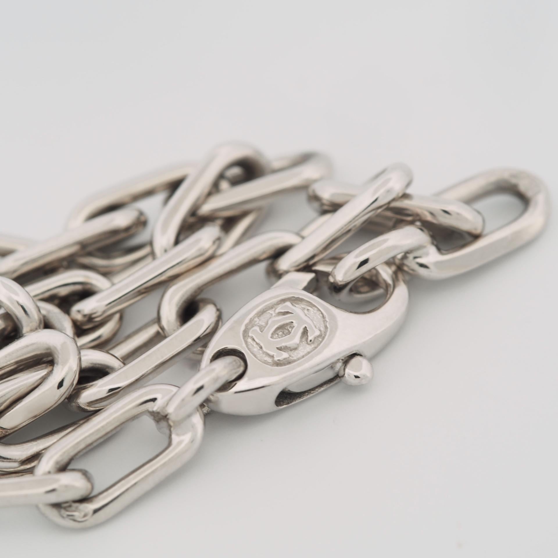 Cartier Spartacus Bracelet 18K White Gold 7.48 Inches 3