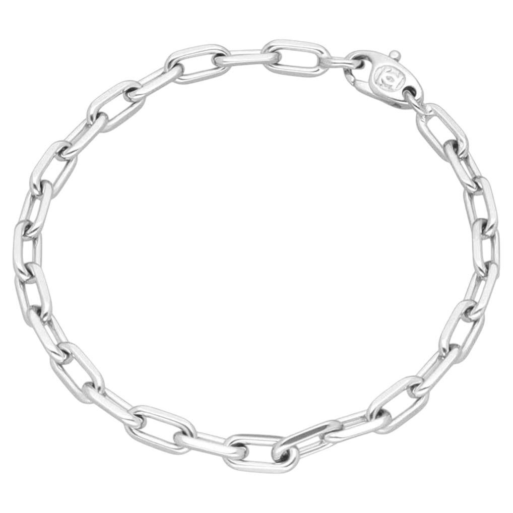Bracelet à maillons « Spartacus » de Cartier, en or blanc 18 carats, 19 cm