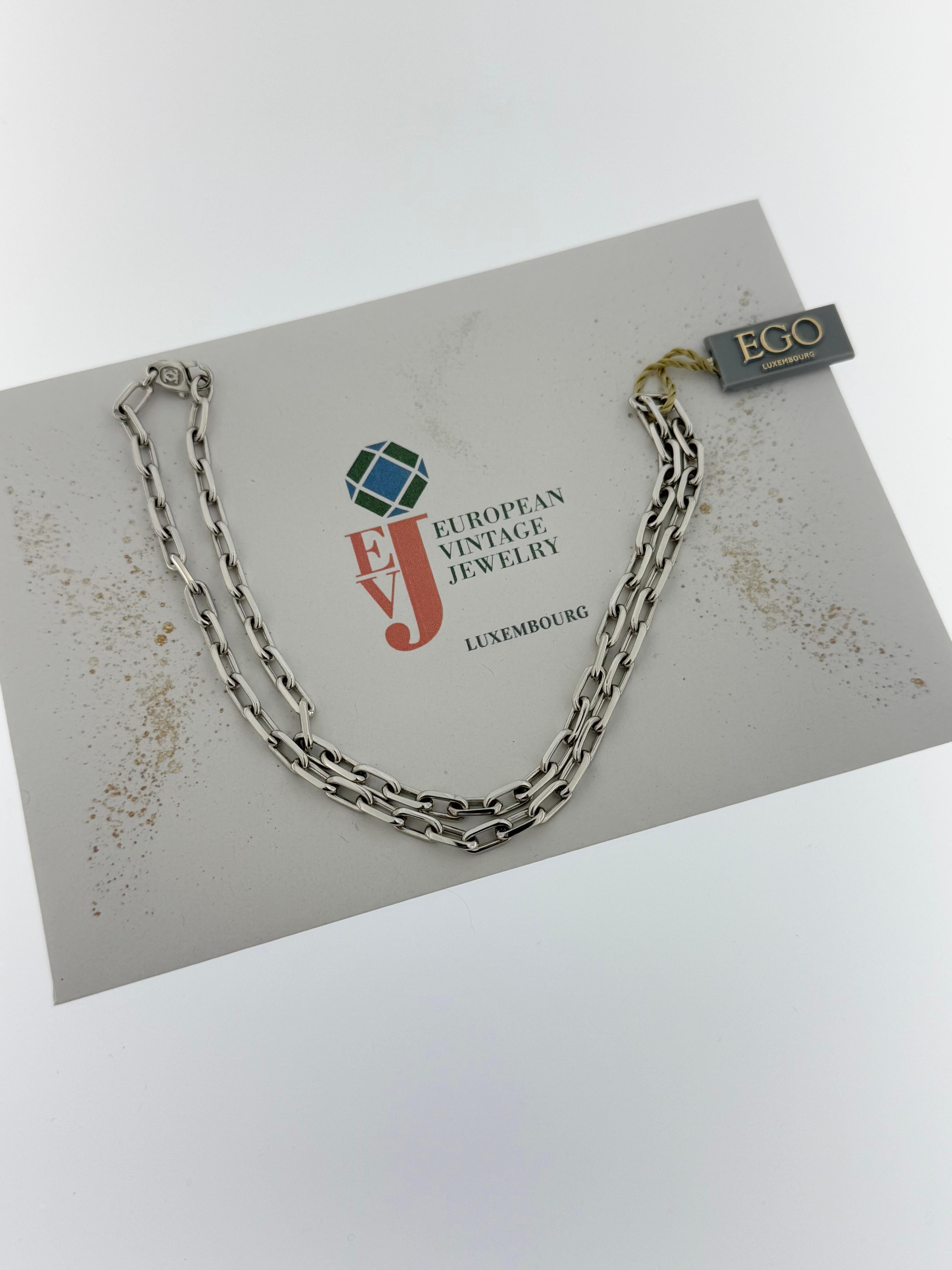 Cartier Spartacus Collection White Gold Necklace 2