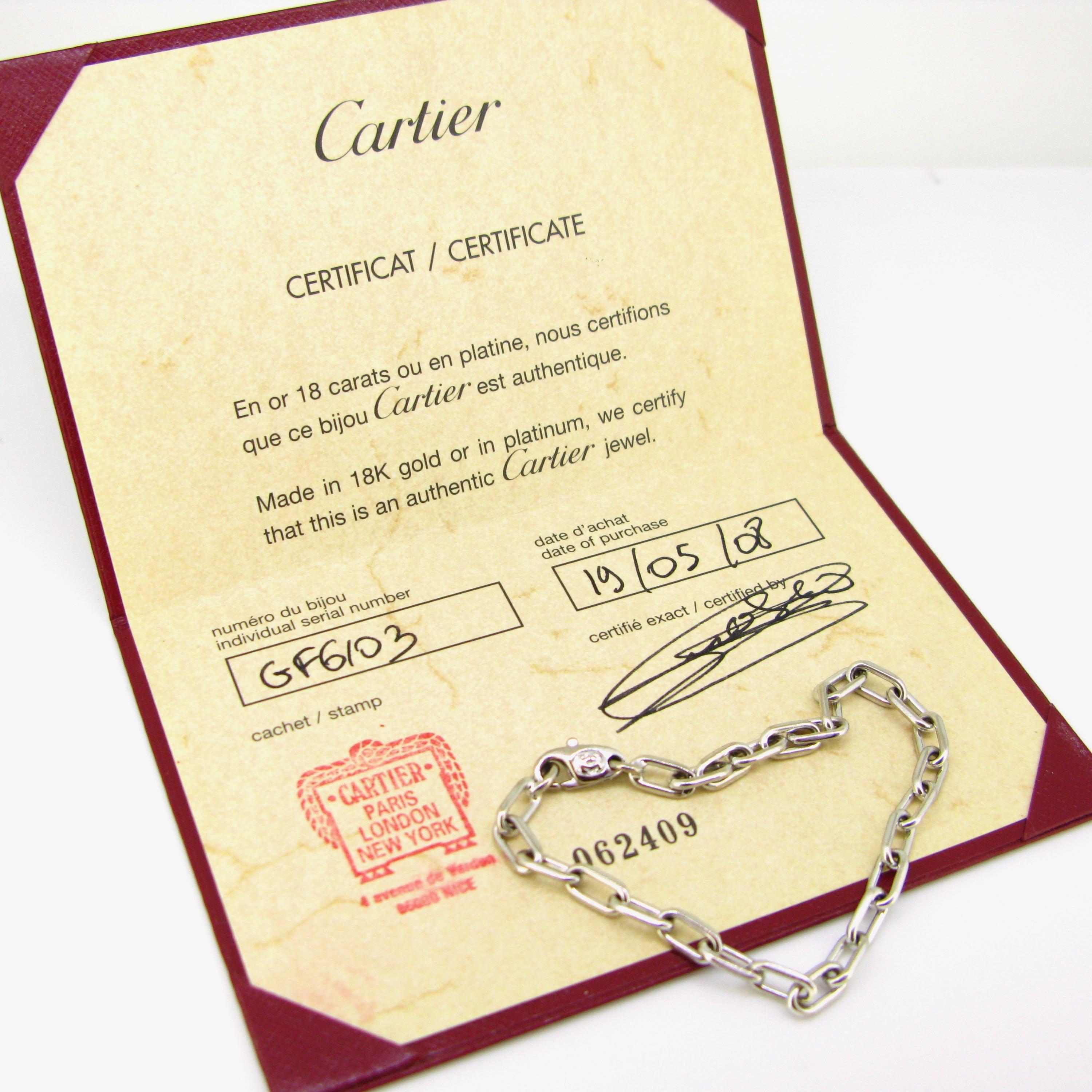 cartier anklet chain