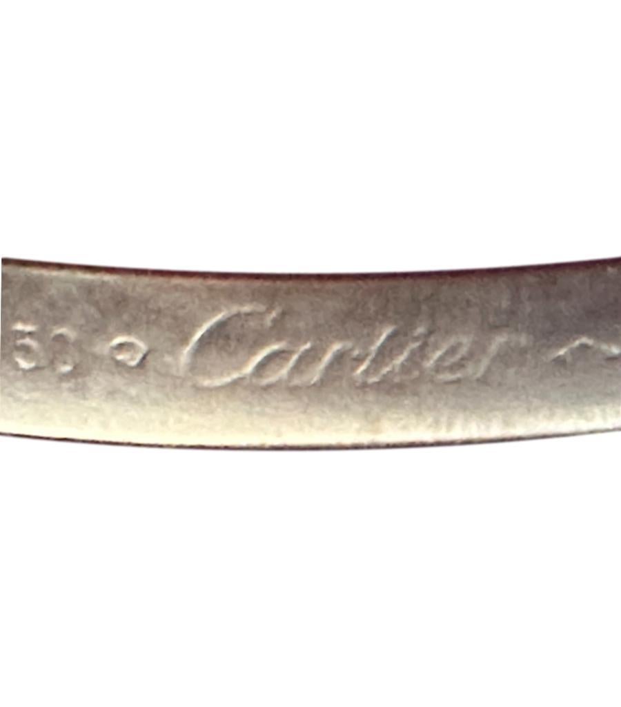 Cartier: Platin-Armreif „Love“ mit Sonderanfertigung im Angebot 3