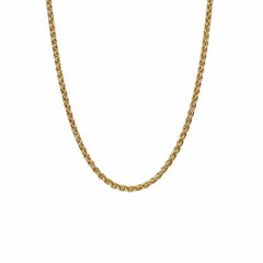 Cartier Spike Chain Necklace 18K Yellow Gold 42cm