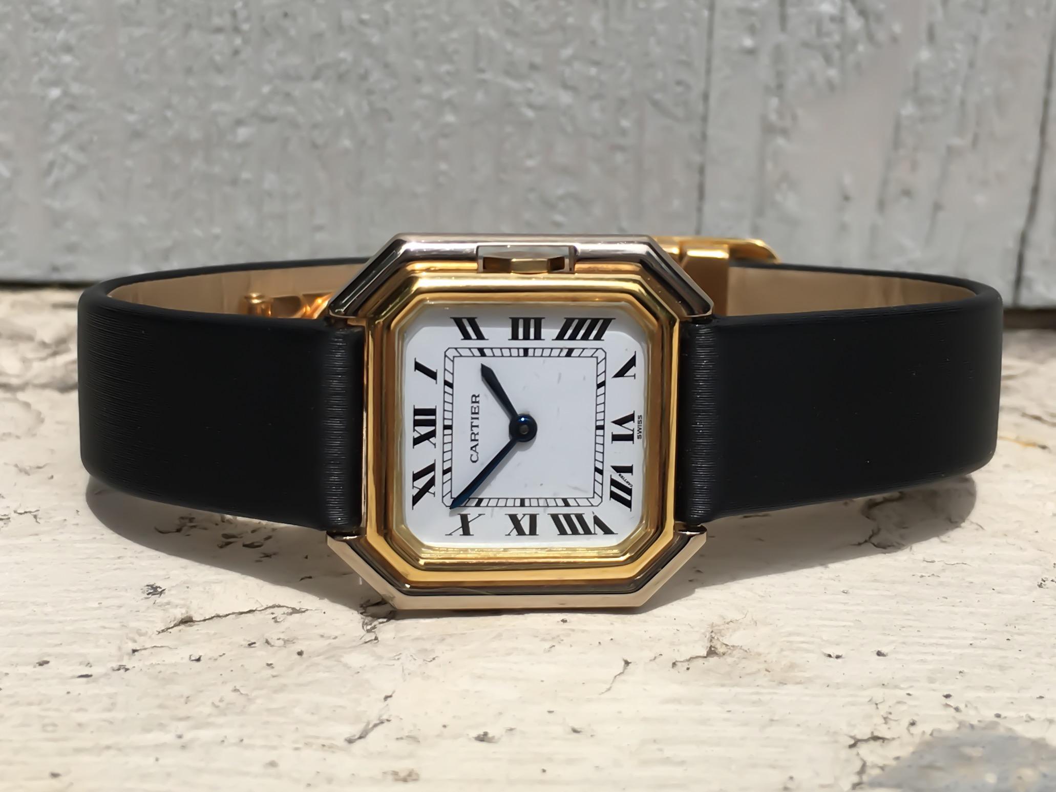 cartier hexagon watch